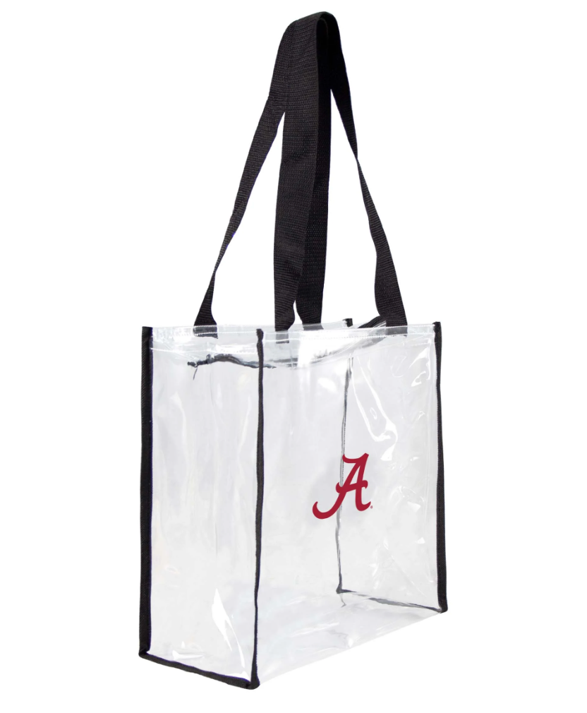 Alabama Clear Square Stadium Tote