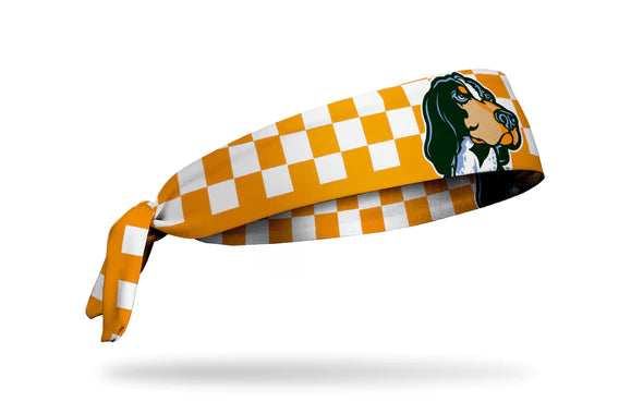 TENNESSEE: SMOKEY CHECKERED TIE HEADBAND