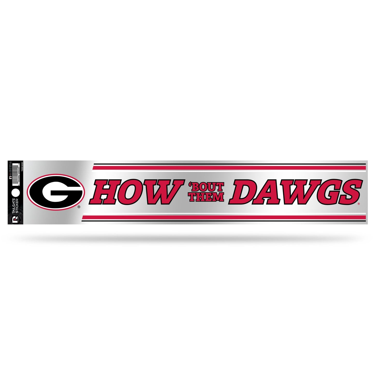 Georgia Bulldogs 3" x 17" Tailgate Sticker For Car/Truck/SUV - J&W Sports Apparel