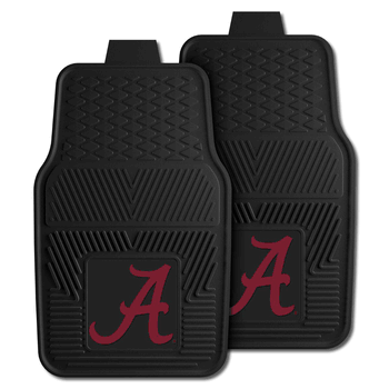 Alabama Crimson Tide 2-pc Vinyl Car Mat Set - J&W Sports Apparel