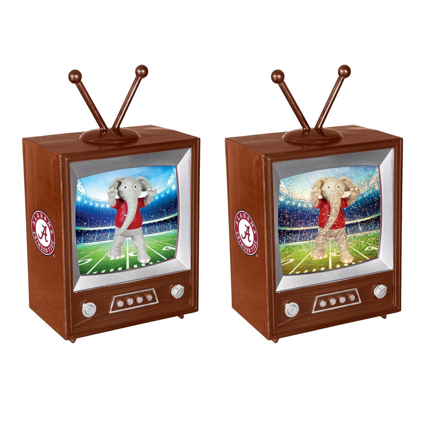 Alabama Crimson Tide - Vintage TV Water Lantern - J&W Sports Apparel