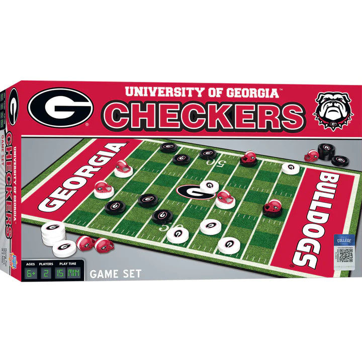 Georgia Bulldogs Checkers