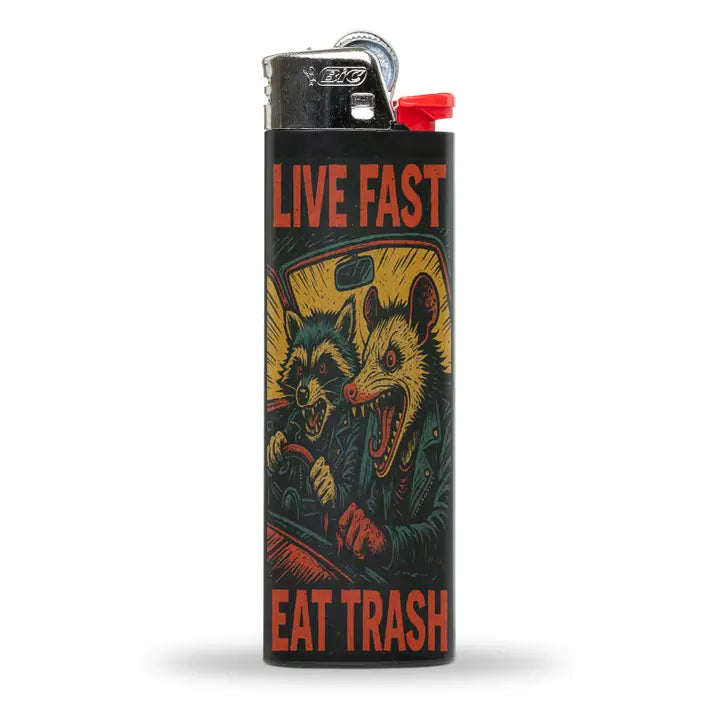 Live Fast Eat Trash Lighter