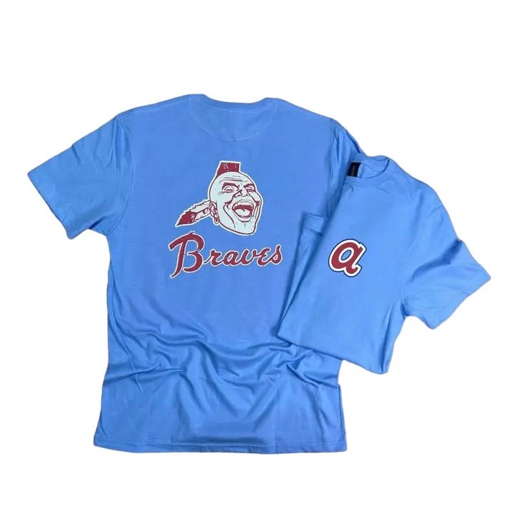 Old School Braves Indian Tee - J&W Sports Apparel