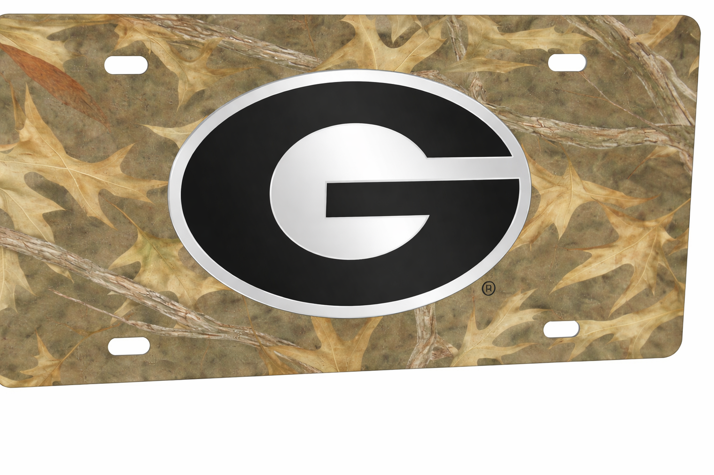 GEORGIA BULLDOGS - REALTREE CAMO SPECIALTY ACRYLIC LICENSE PLATE