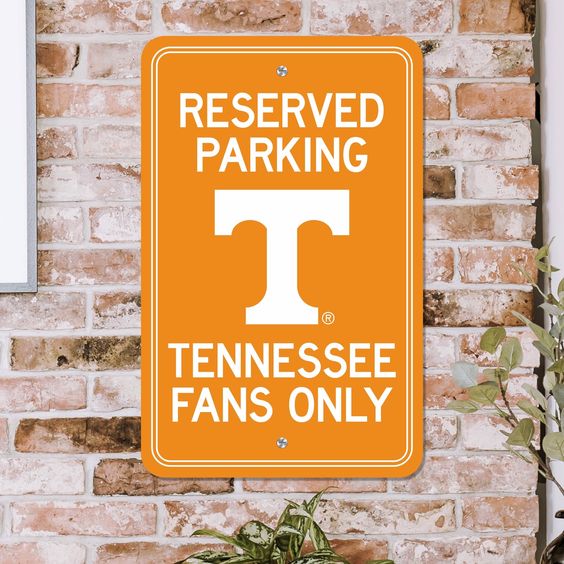 Tennessee Volunteers Parking Sign - J&W Sports Apparel