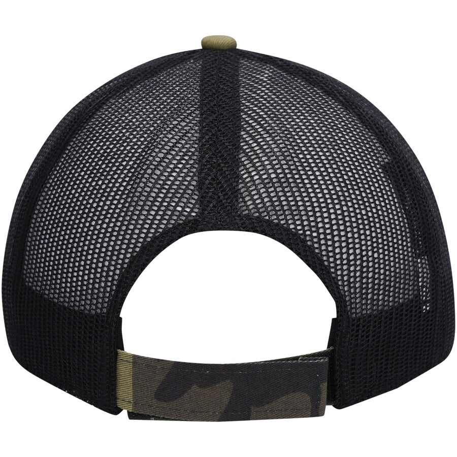 Los Angeles Chargers Trucker Adjustable Hat Camo Black - J&W Sports Apparel