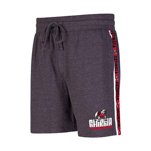 UGA Men's Team Stripe Short Charcoal