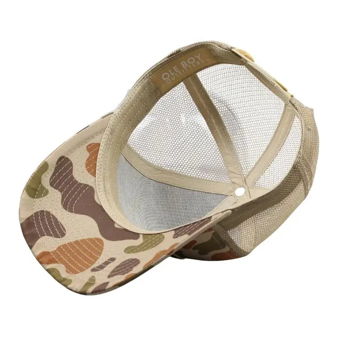 Ole Boy Camo Trucker Hat - J&W Sports Apparel