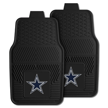 Dallas Cowboys Heavy Duty Car Mat Set - 2 Pieces - J&W Sports Apparel