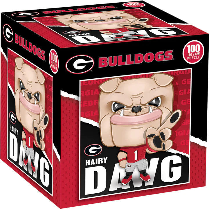 Georgia Bulldogs Mascot- Hairy Dawg 100 Piece Puzzle