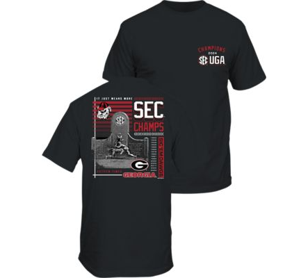 Georgia Football 2024 SEC Champions Short Sleeve T-Shirt - J&W Sports Apparel