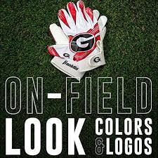 Georgia Bulldogs Youth  Receiver Gloves Sizes M/L - J&W Sports Apparel