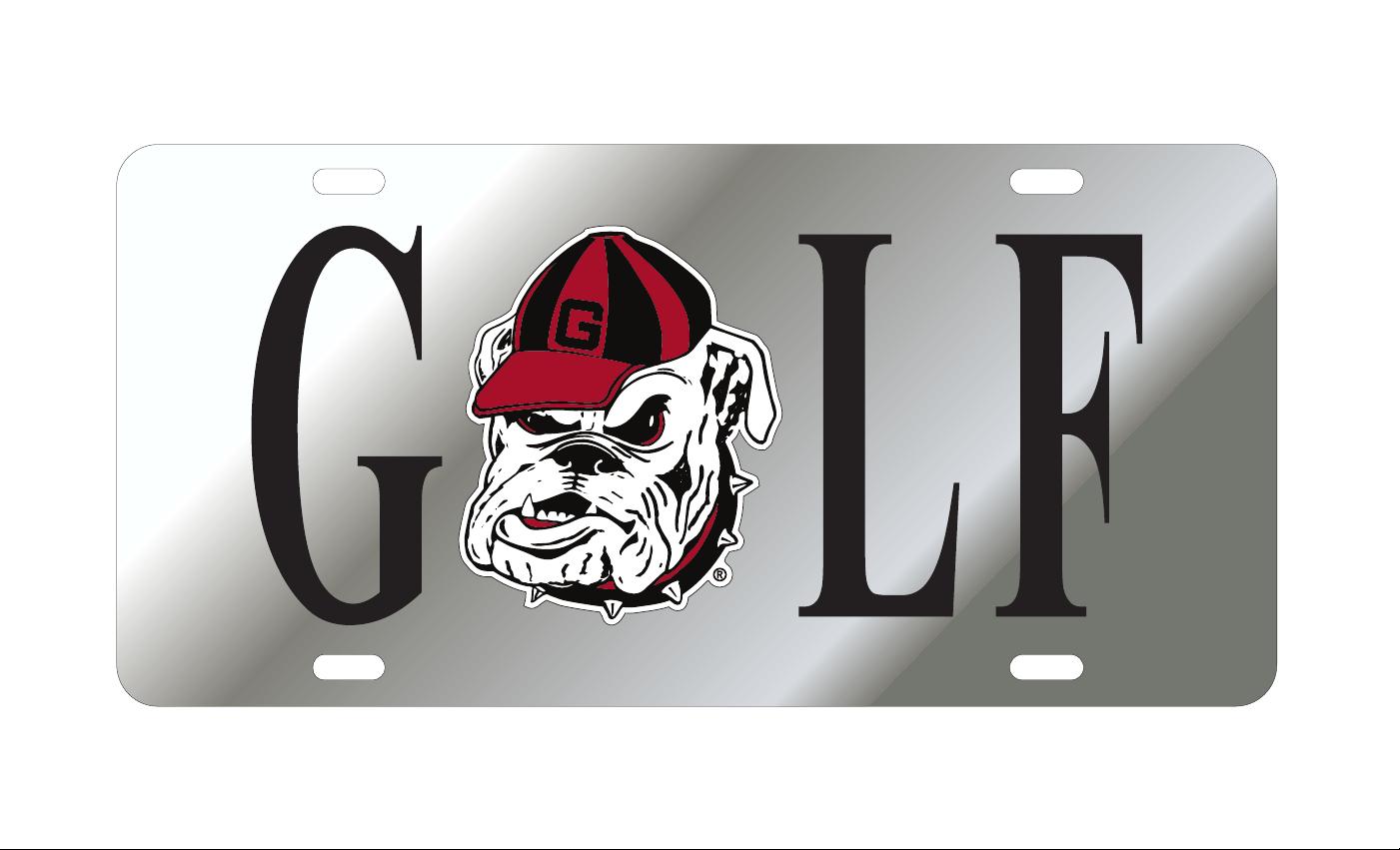 GEORGIA BULLDOGS - UGA GOLF  CAR TAG - J&W Sports Apparel