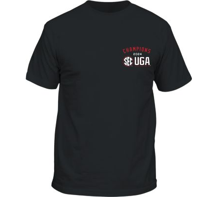 Georgia Football 2024 SEC Champions Short Sleeve T-Shirt