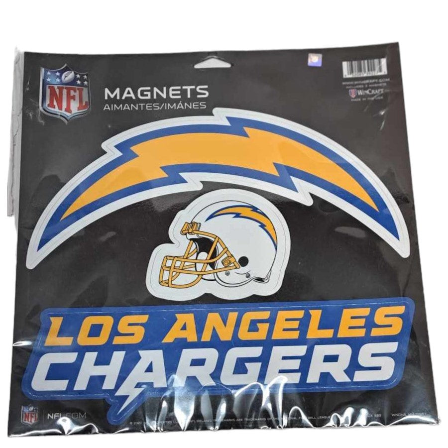 Los Angeles Chargers Vinyl Magnet 11" x 11" - J&W Sports Apparel