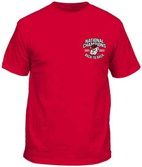 Georgia Bulldogs New World Graphic Back-2-Back Red T-Shirt