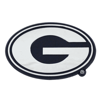 Georgia Bulldogs 3D Chrome Metal Emblem - J&W Sports Apparel