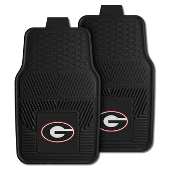 Georgia Bulldogs Heavy Duty Car Mat Set - 2 Pieces - J&W Sports Apparel