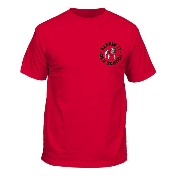 Georgia Bulldogs - Mixed Tapes Short Sleeve Red T-Shirt - J&W Sports Apparel