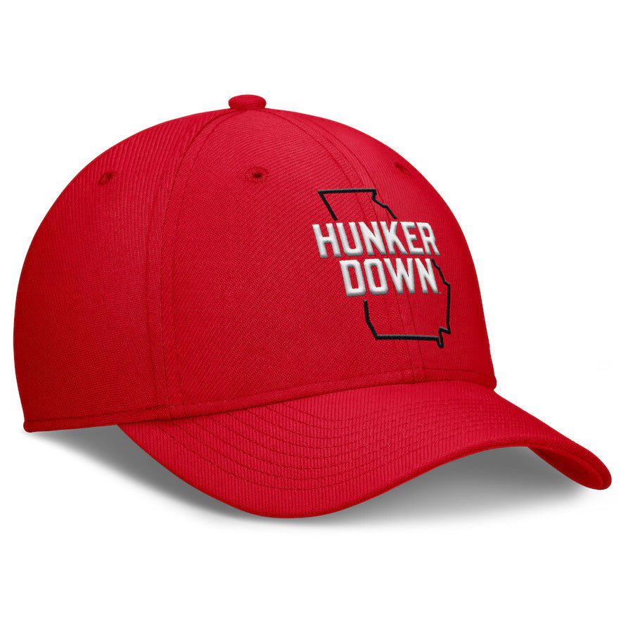 Georgia Bulldogs Nike Local Swoosh Flex Hat - Red - J&W Sports Apparel