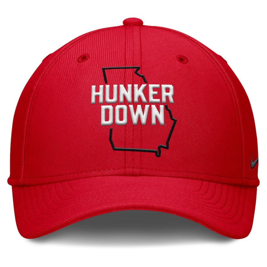 Georgia Bulldogs Nike Local Swoosh Flex Hat - Red - J&W Sports Apparel