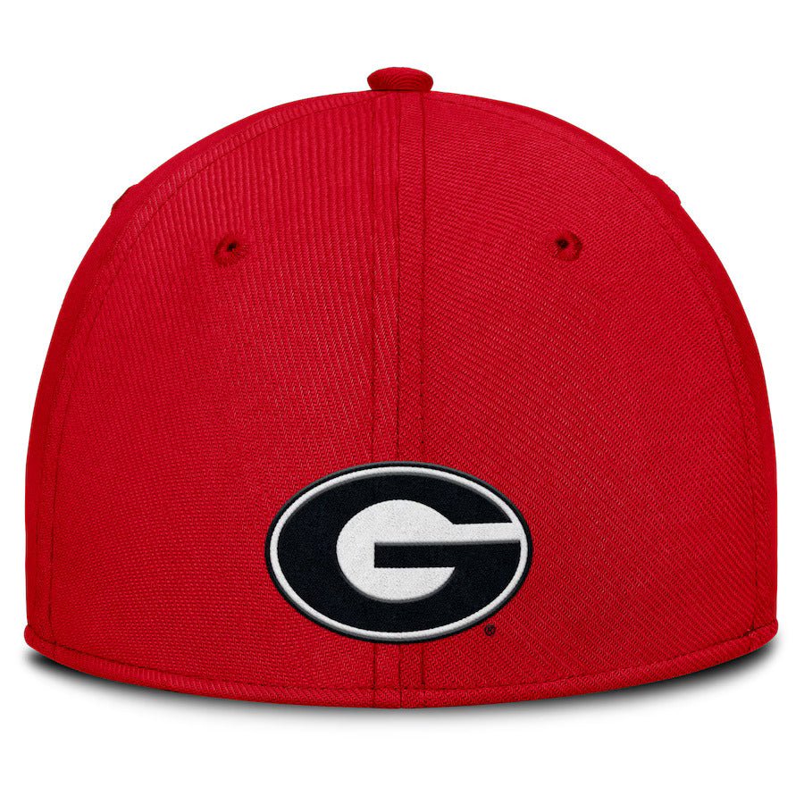 Georgia Bulldogs Nike Local Swoosh Flex Hat - Red - J&W Sports Apparel