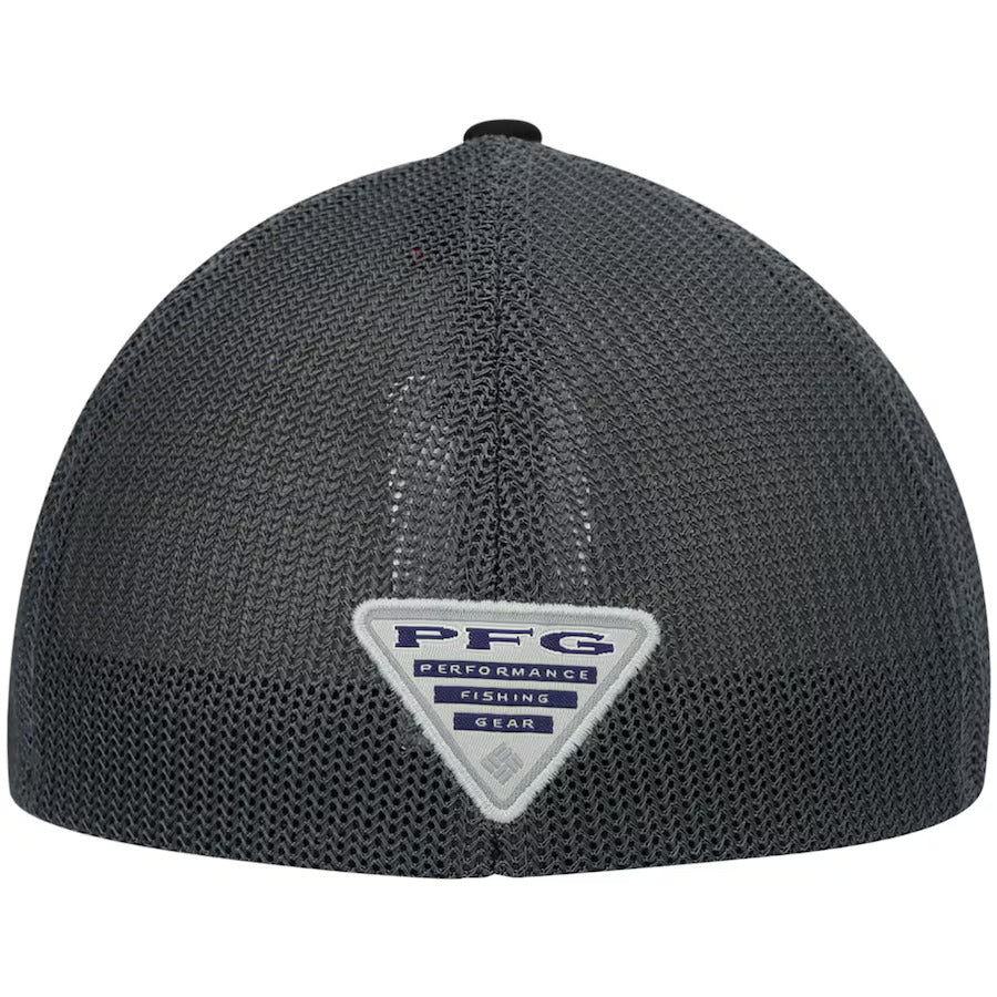 Georgia Bulldogs Columbia PFG Flex Hat - Black/Gray - J&W Sports Apparel