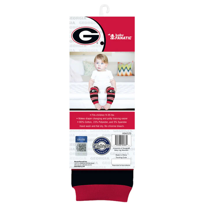 Georgia Bulldogs Baby Leg Warmers - J&W Sports Apparel