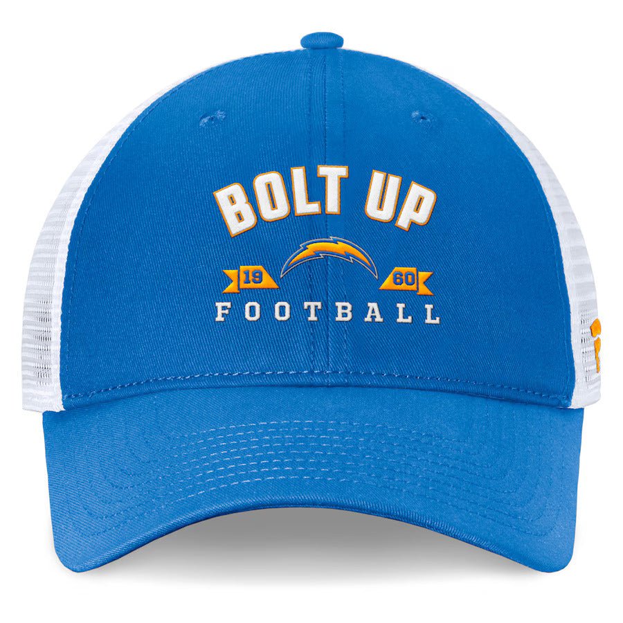 Los Angeles Chargers Fanatics Timeout Trucker Adjustable Hat - Powder Blue - J&W Sports Apparel