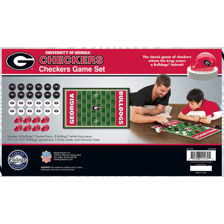 Georgia Bulldogs Checkers