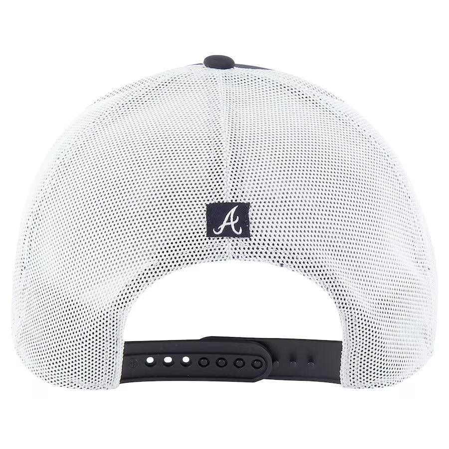 Atlanta Braves '47 Downburst Trucker Adjustable Hat - Navy