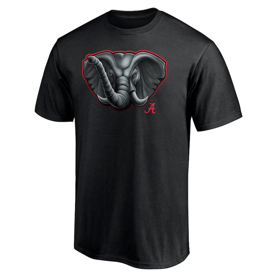 Alabama Crimson Tide Midnight Mascot T-Shirt - Black - J&W Sports Apparel