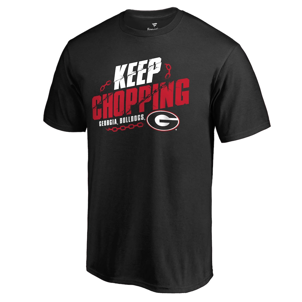 Georgia Bulldogs Hometown Collection Keep Chopping T-Shirt - Black
