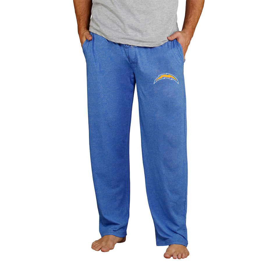 Los Angeles Chargers Concepts Sport Lightweight Quest Knit Sleep Pants - Royal - J&W Sports Apparel