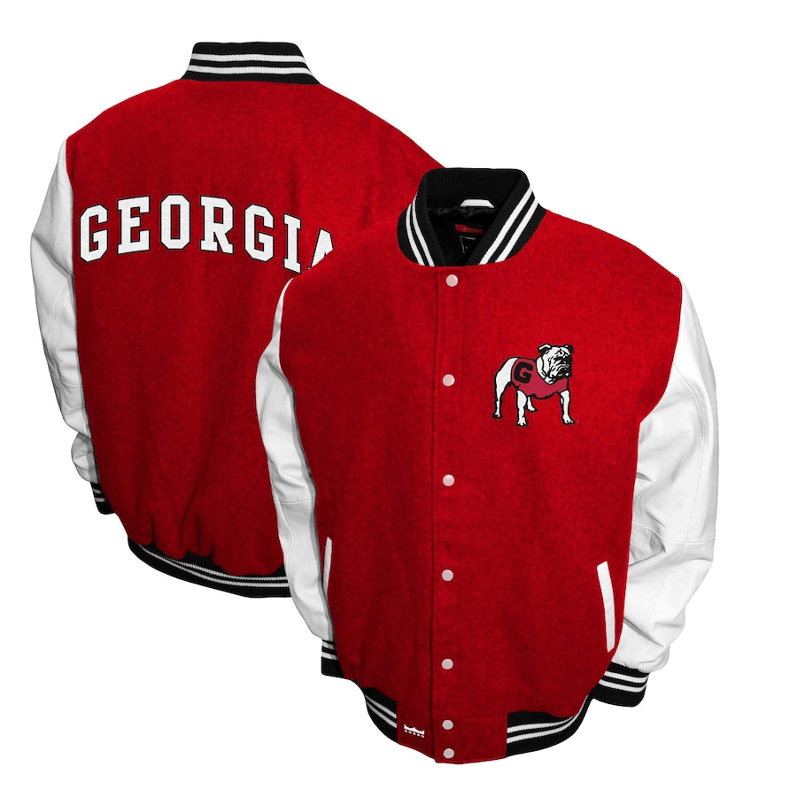 Georgia Bulldogs Graduate Full-Snap Jacket - J&W Sports Apparel