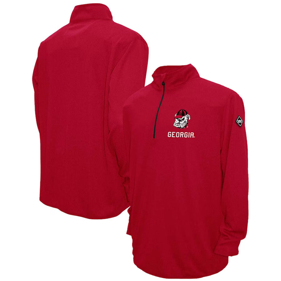 Georgia Bulldogs Thermatec Half-Zip Pullover Jacket - J&W Sports Apparel