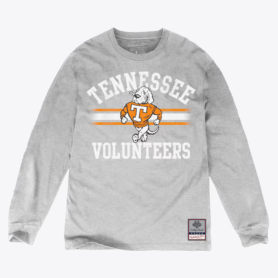 Tennessee Volunteers Vintage Stripe Long Sleeve T-Shirt J&W Sports Apparel Mitchell & Ness