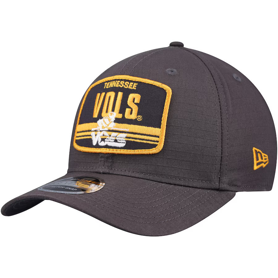 Tennessee Volunteers New Era Team Elevated 9SEVENTY Adjustable Hat - Charcoal - J&W Sports Apparel