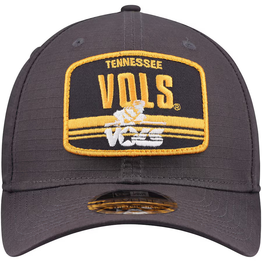 Tennessee Volunteers New Era Team Elevated 9SEVENTY Adjustable Hat - Charcoal - J&W Sports Apparel