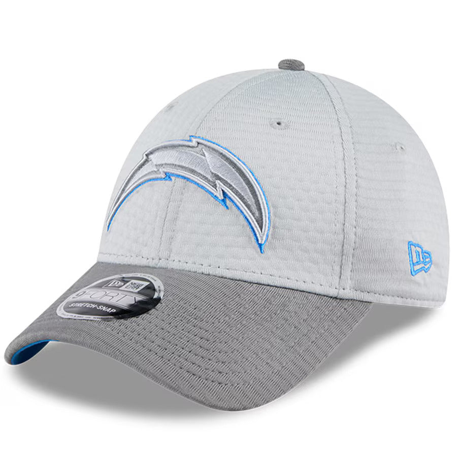 Los Angeles Chargers New Era 2024 NFL Training Camp 9FORTY Adjustable Hat - Gray