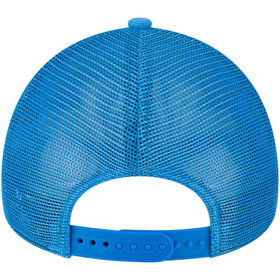 Los Angeles Chargers New Era A-Frame Trucker 9FORTY Adjustable Hat - Powder Blue - J&W Sports Apparel