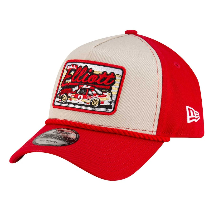 Bill Elliott New Era 9FORTY Rope Adjustable Hat - Red