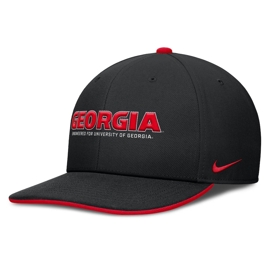 Georgia Bulldogs Nike 2025 On-Field Pro Performance Adjustable Hat - Black