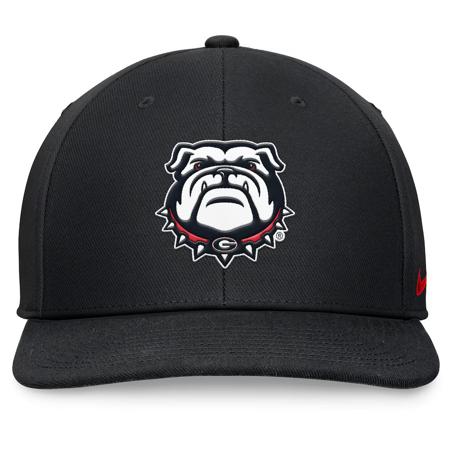 Georgia Bulldogs Nike Primetime Pro Snapback Hat - Black Size M/L