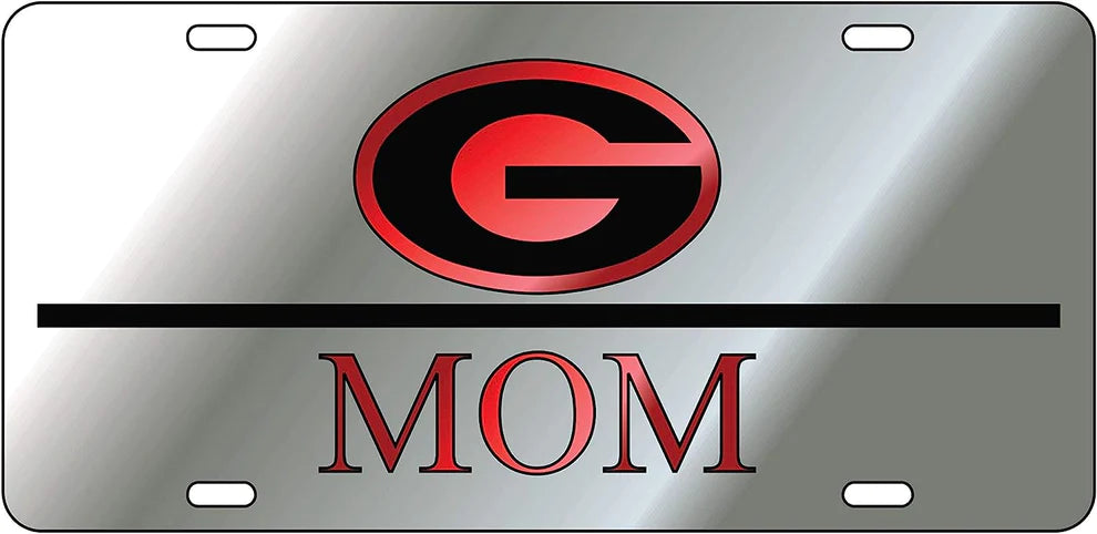 Georgia Bulldogs "Mom" Car Tag - J&W Sports Apparel