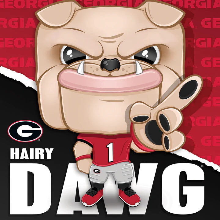 Georgia Bulldogs Mascot- Hairy Dawg 100 Piece Puzzle