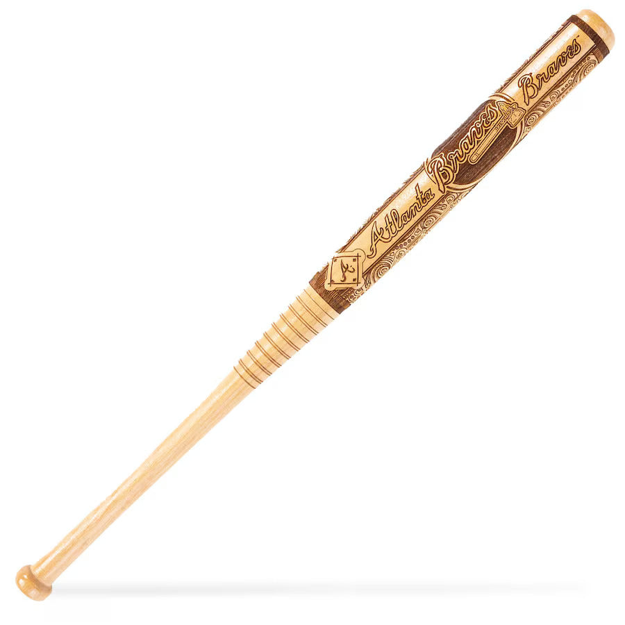 Atlanta Braves Pillbox Bat Company Team Mini Mural Bat