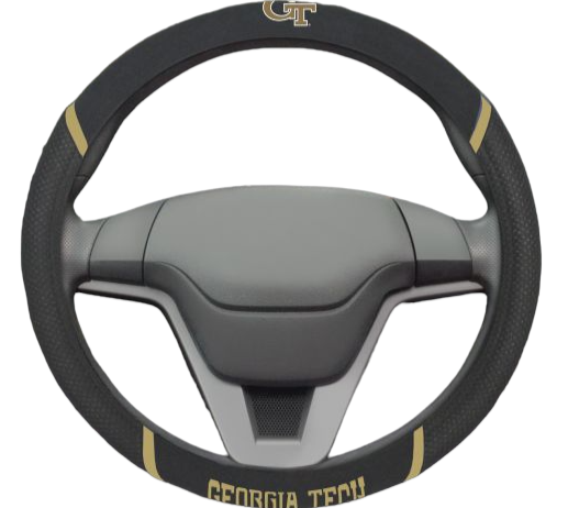 Georgia Tech Yellow Jackets Steering Wheel Cover - J&W Sports Apparel