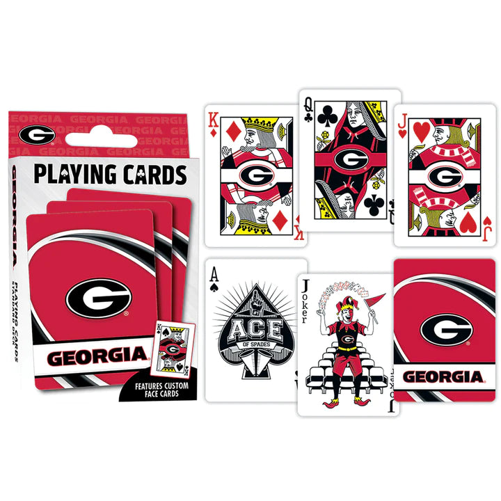 Georgia Bulldogs Playing Cards - J&W Sports Apparel